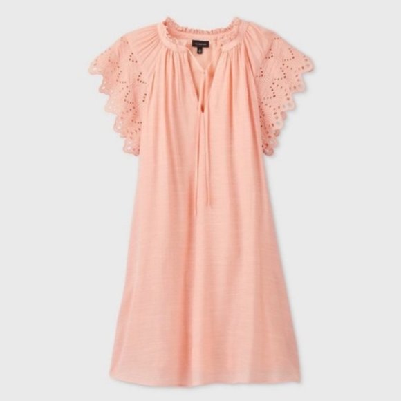 Who What Wear Dresses & Skirts - Flutter Short Sleeve Dress - XS